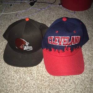 Cleveland Browns SnapBack & Cleveland Indians cap